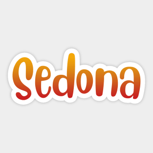 Arizona Sedona map arizona state usa arizona tourism sedona tourism Sticker